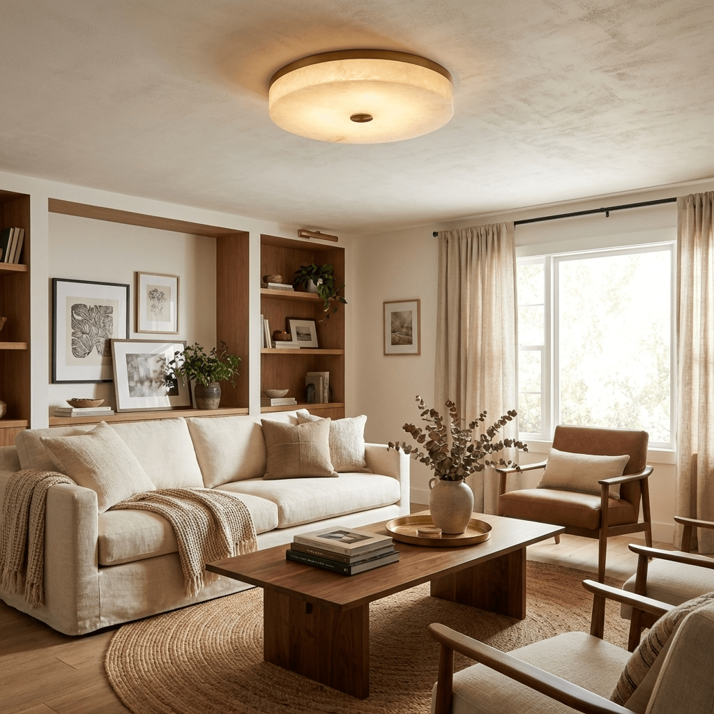Aurelia Alabaster Ceiling Light