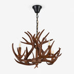 Rustic Antler Lodge Chandelier