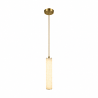 Column Alabaster Staircase Chandelier