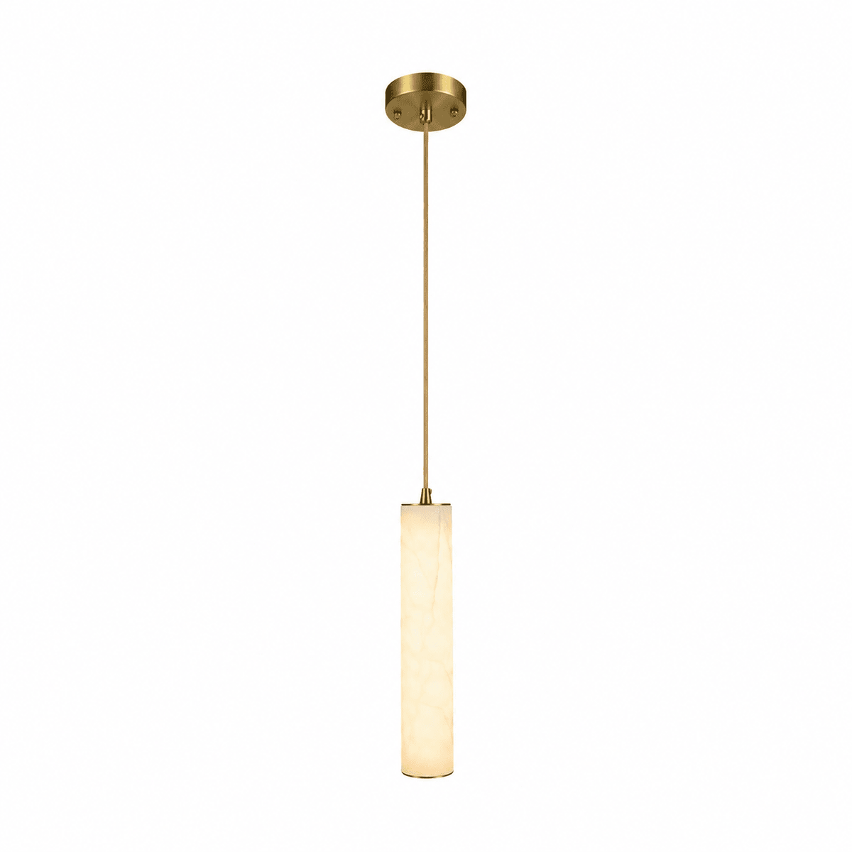 Column Alabaster Staircase Chandelier