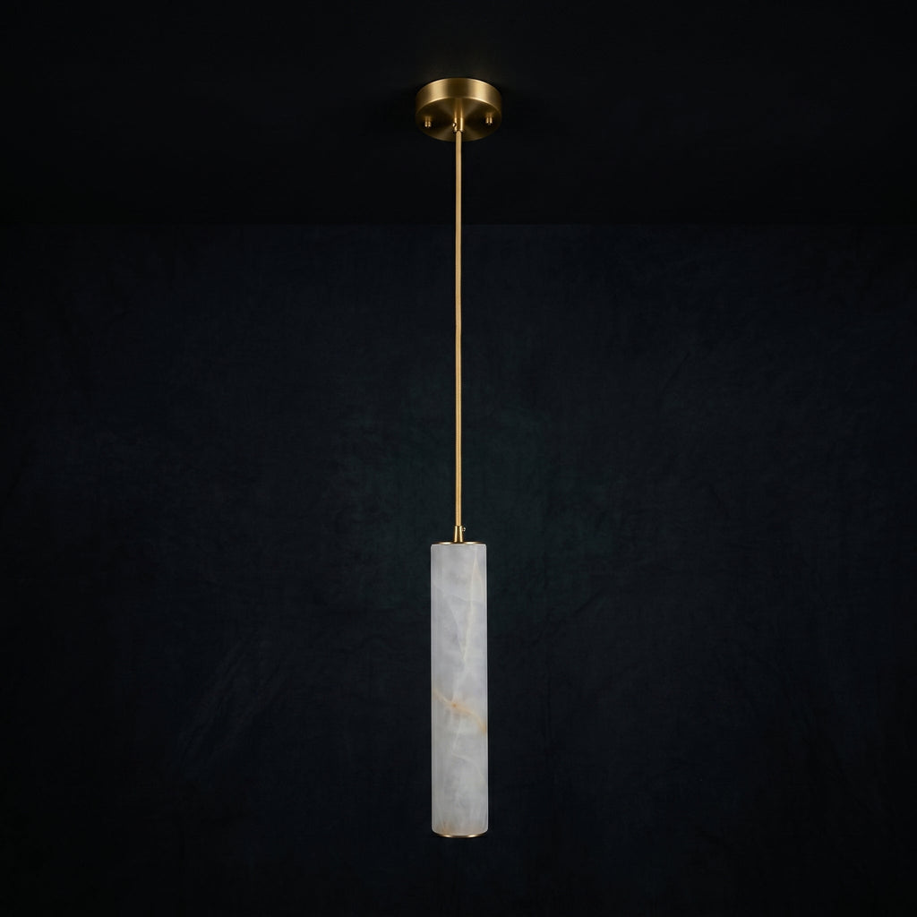 Column Alabaster Staircase Chandelier
