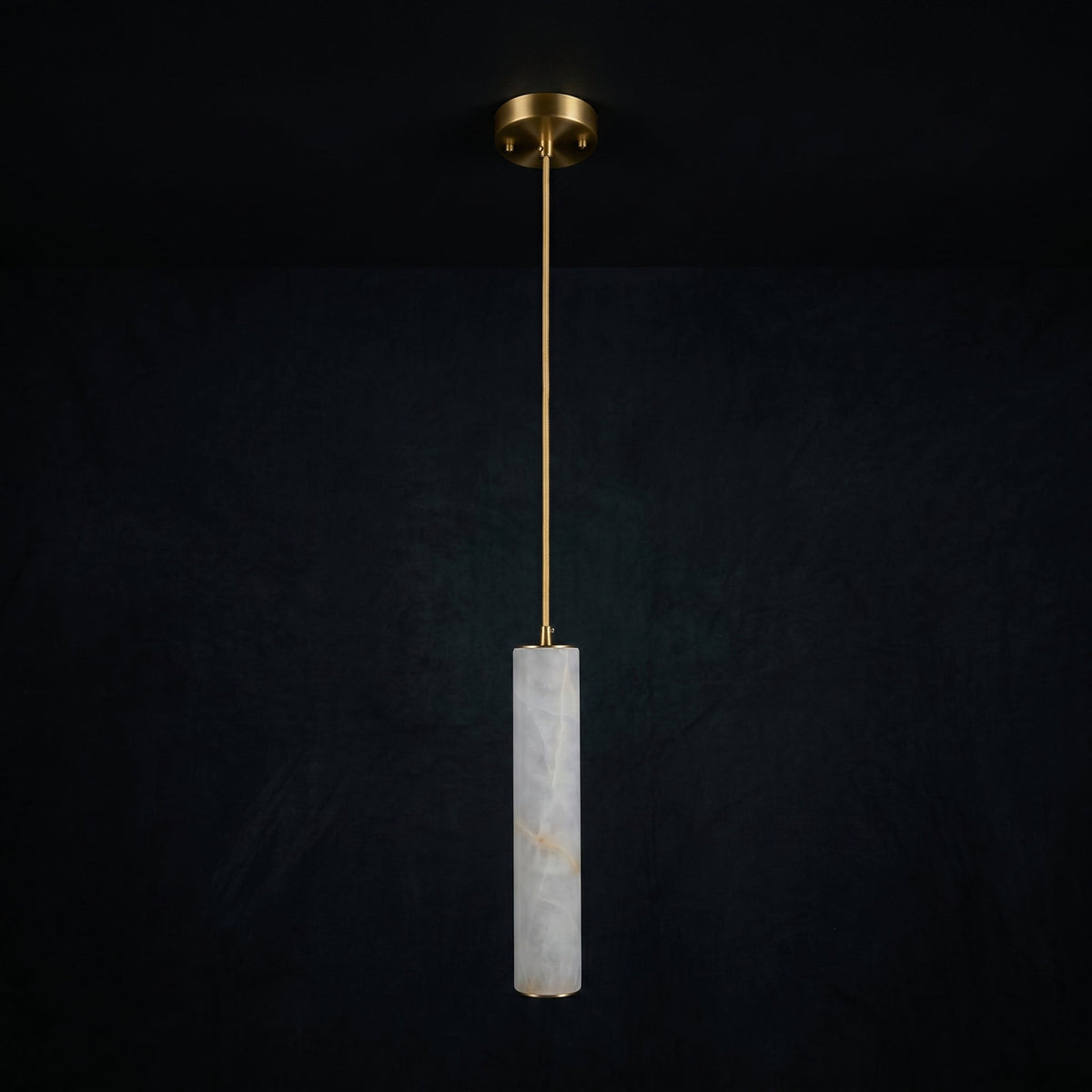 Column Alabaster Staircase Chandelier