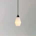 Faceted Alabaster Cluster Chandelier