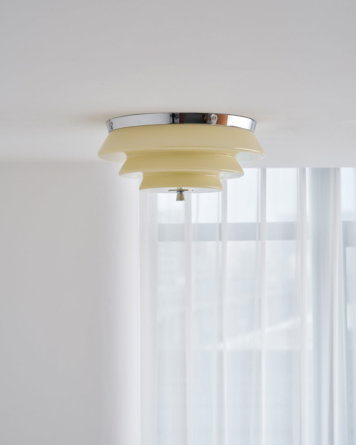 Tiered Glass Ceiling Light