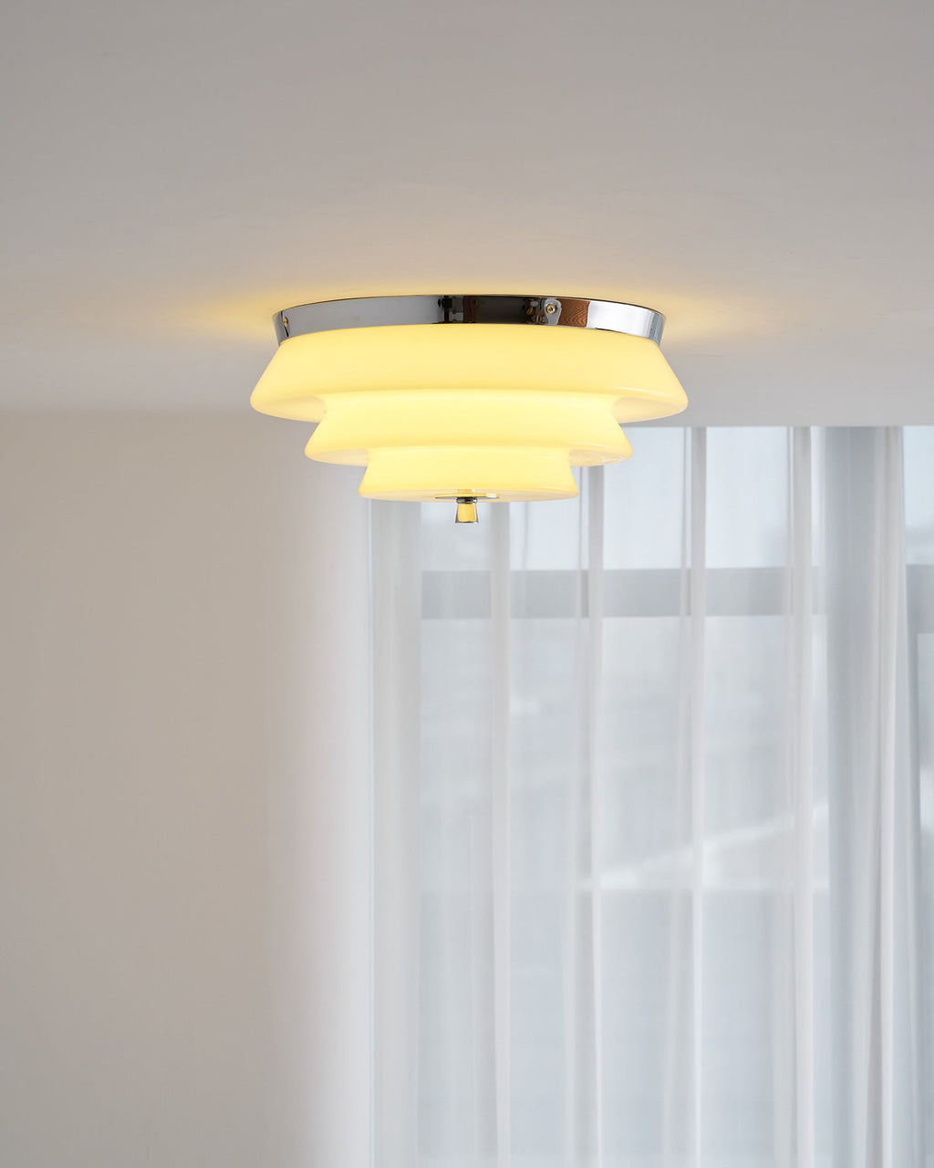 Tiered Glass Ceiling Light