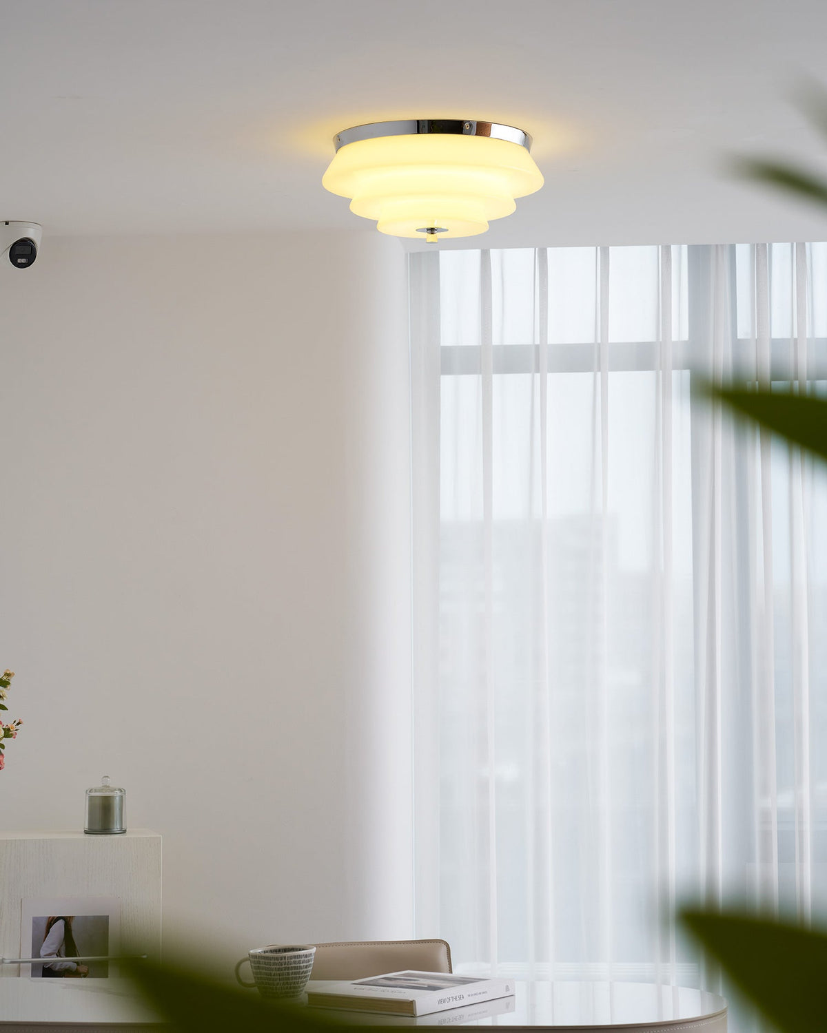 Tiered Glass Ceiling Light