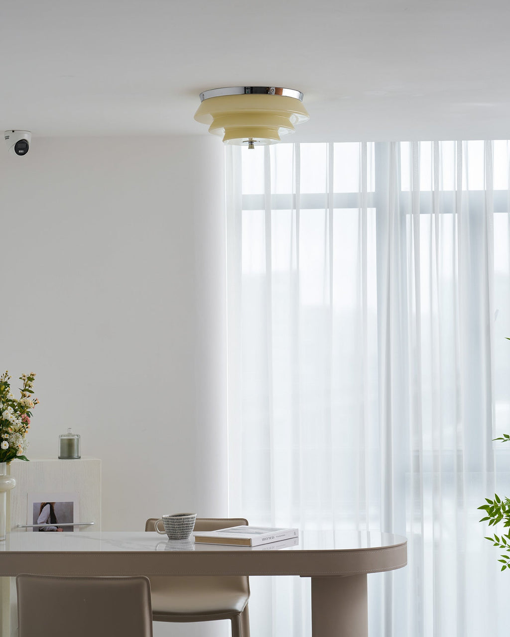 Tiered Glass Ceiling Light