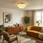 Tiered Glass Ceiling Light