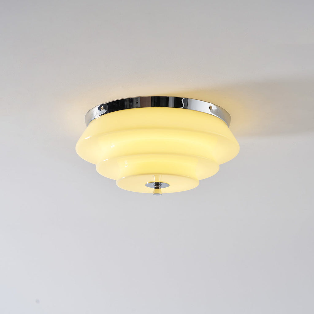 Tiered Glass Ceiling Light