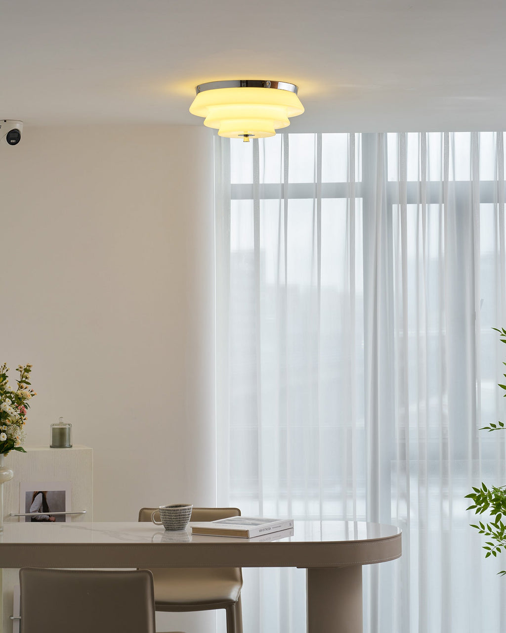 Tiered Glass Ceiling Light