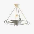 Sculptural Plaster Chandelier