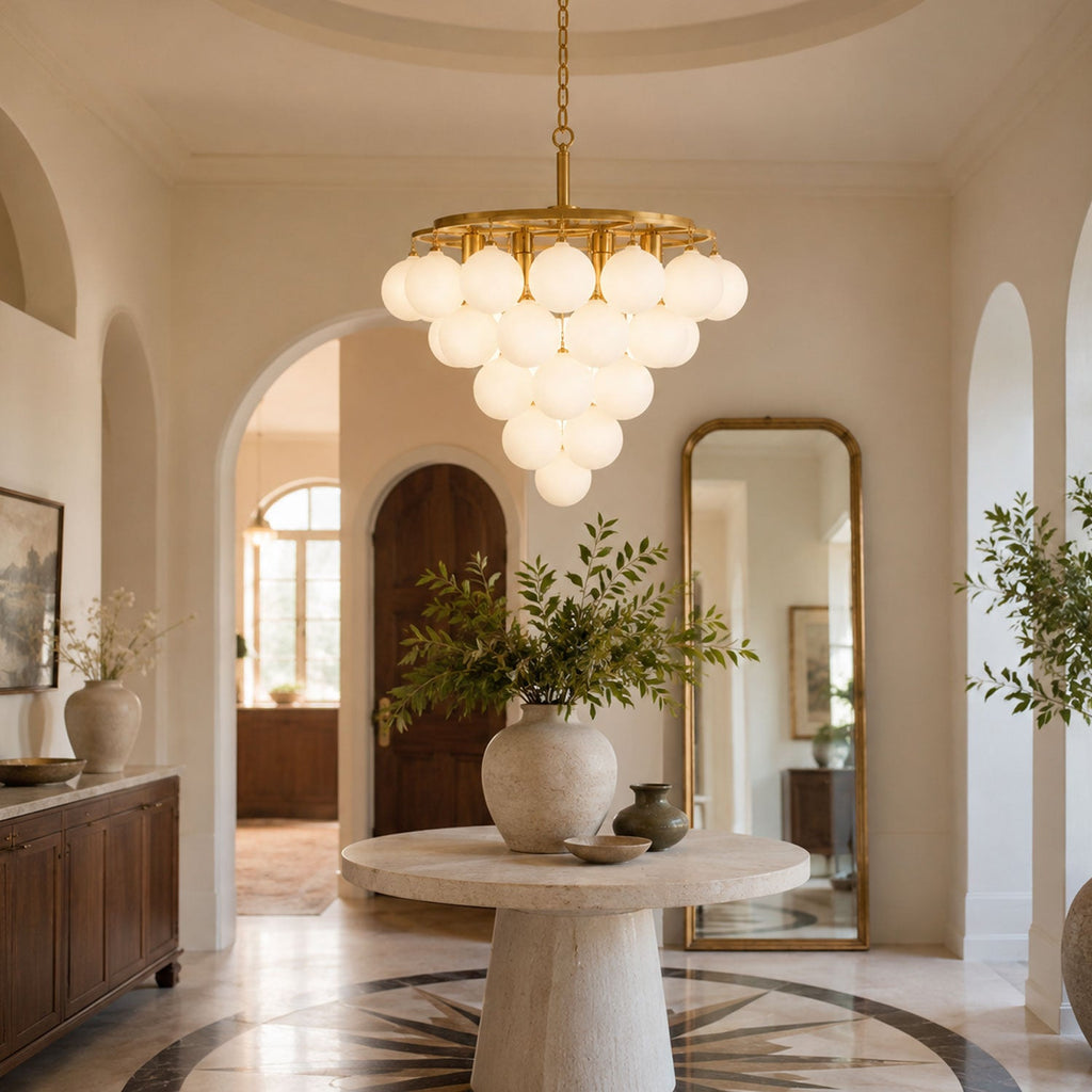 Glass Ball Bubble Chandelier