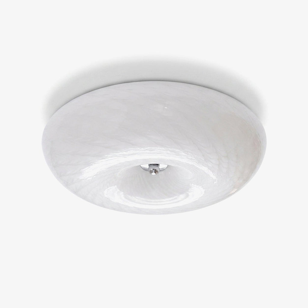 Swirl Glass Flush Mount