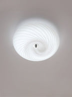 Swirl Glass Flush Mount
