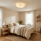 Swirl Glass Flush Mount