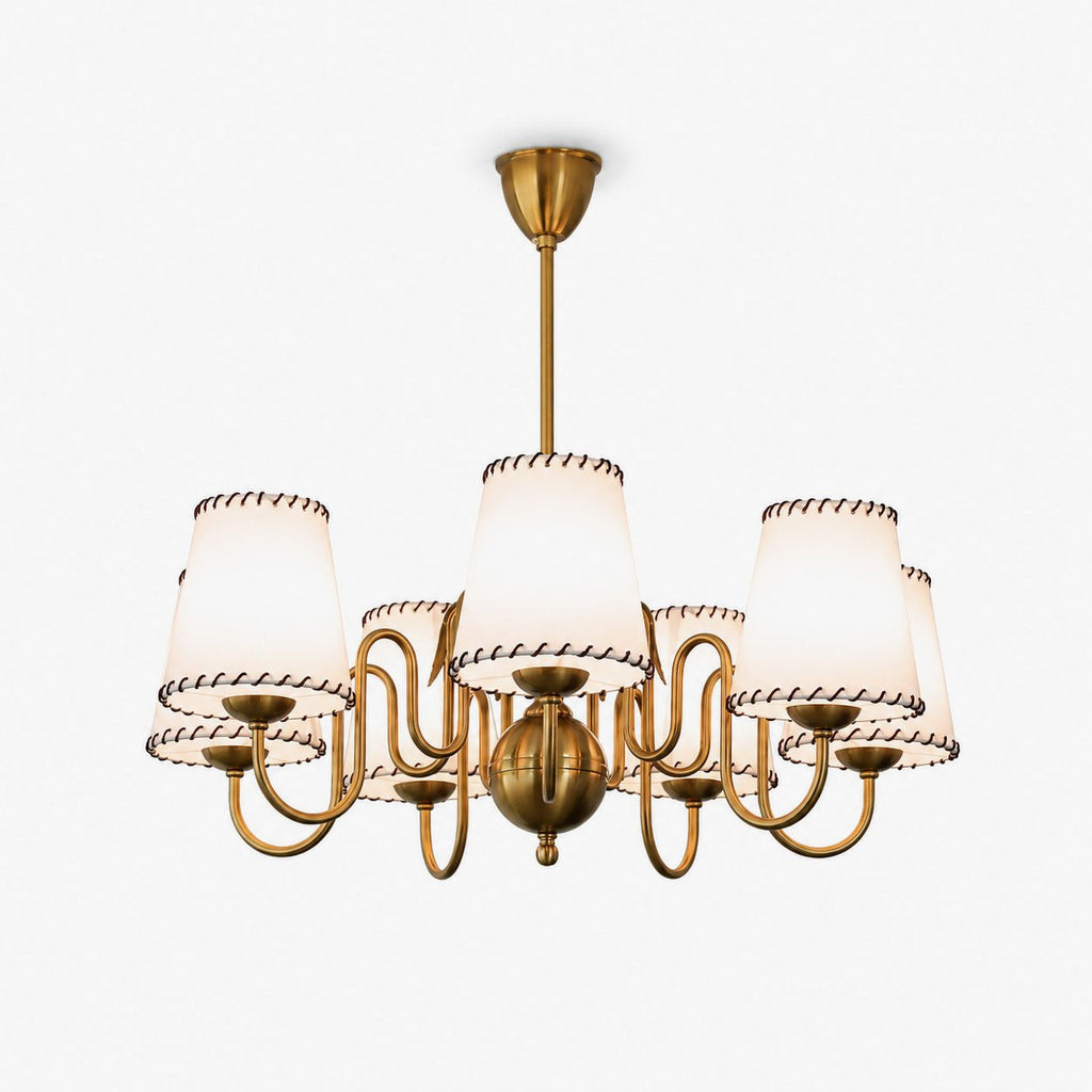Scalloped Shade Chandelier