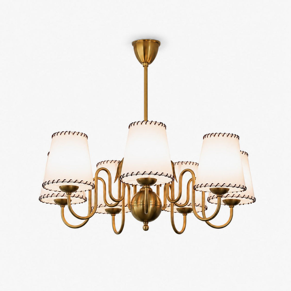 Scalloped Shade Chandelier