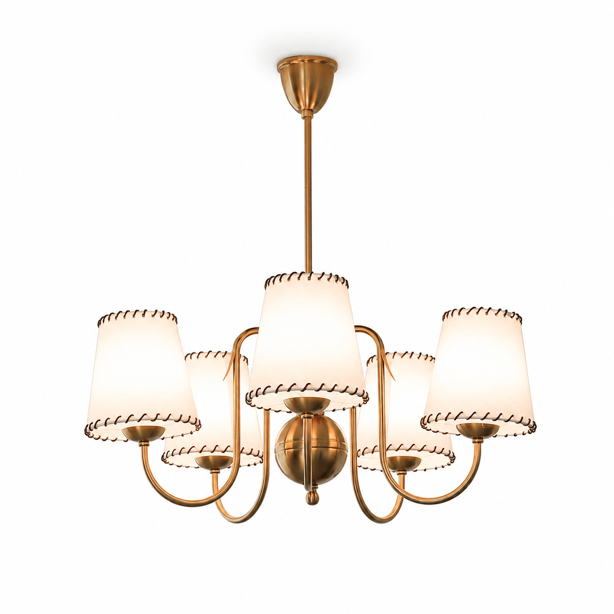 Scalloped Shade Chandelier