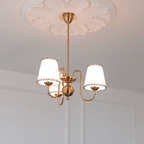 Scalloped Shade Chandelier