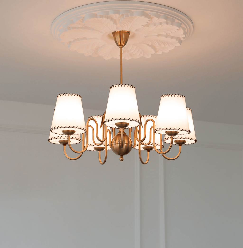 Scalloped Shade Chandelier
