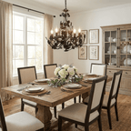 Rosaio Wrought Iron Chandelier