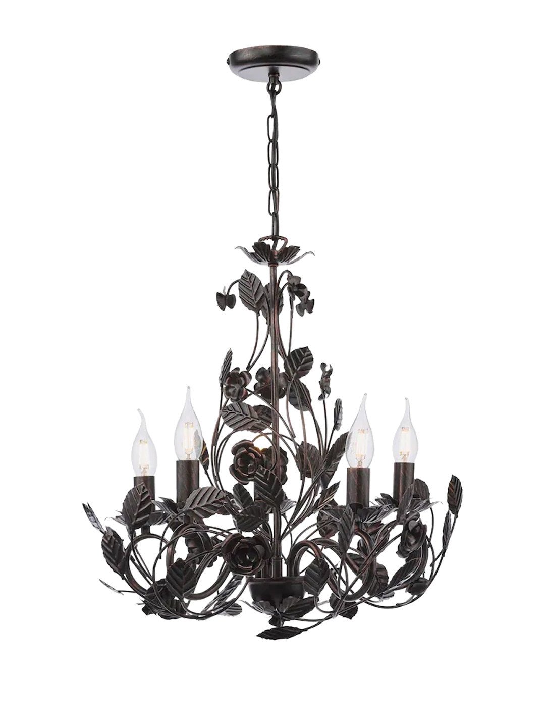 Rosaio Wrought Iron Chandelier