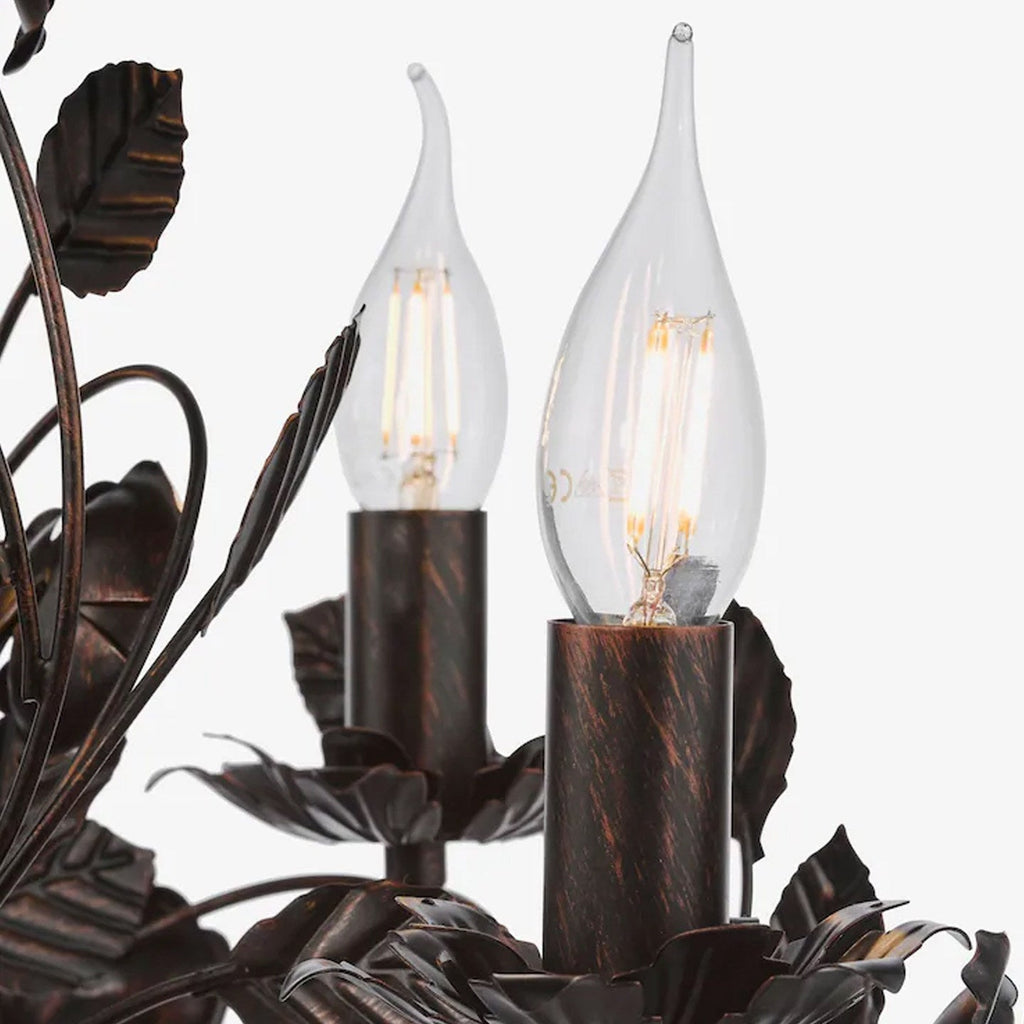 Rosaio Wrought Iron Chandelier