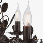 Rosaio Wrought Iron Chandelier