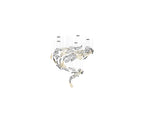 Glass Feathers Flying Chandelier