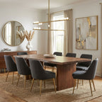Brass Glass Drop Chandelier