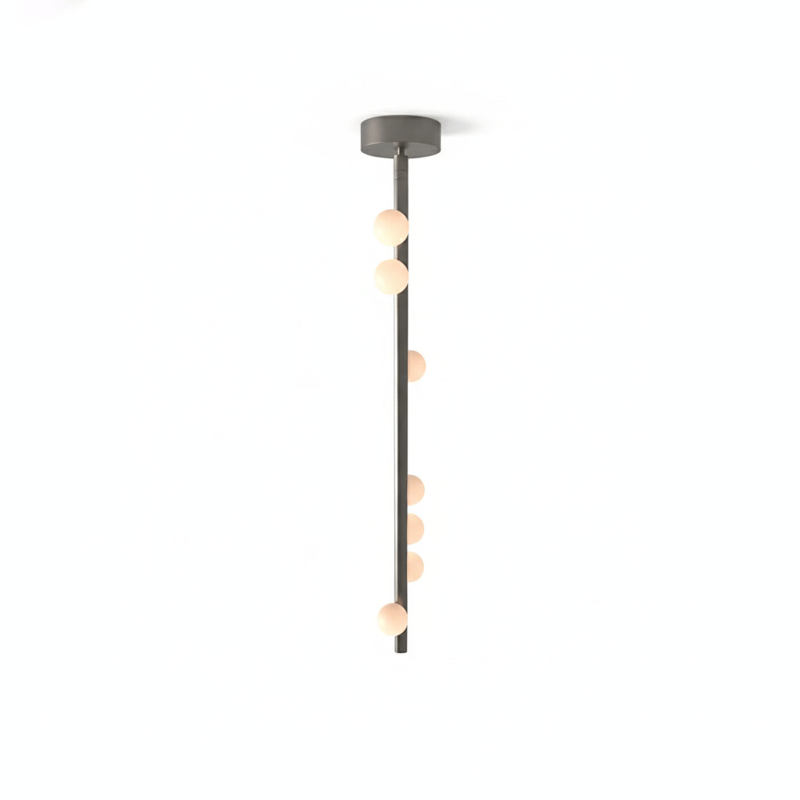 Brass Glass Drop Chandelier