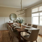 Brass Glass Drop Chandelier