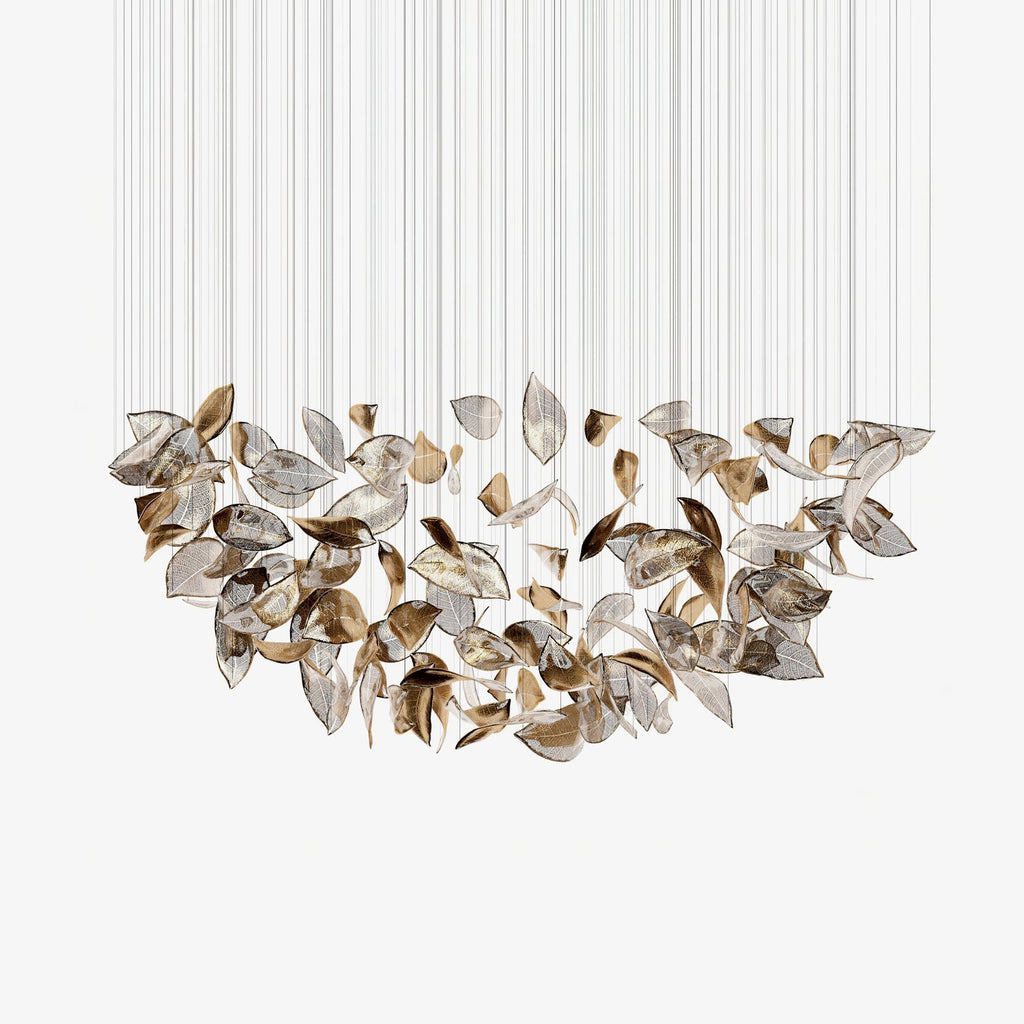 Windswept Leaf Chandelier