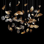 Windswept Leaf Chandelier