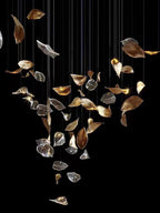 Windswept Leaf Chandelier