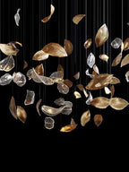 Windswept Leaf Chandelier