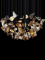 Windswept Leaf Chandelier