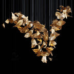 Windswept Leaf Chandelier