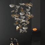 Windswept Leaf Chandelier