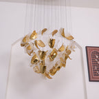 Windswept Leaf Chandelier