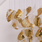 Windswept Leaf Chandelier