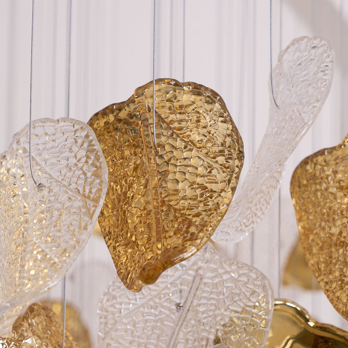 Windswept Leaf Chandelier