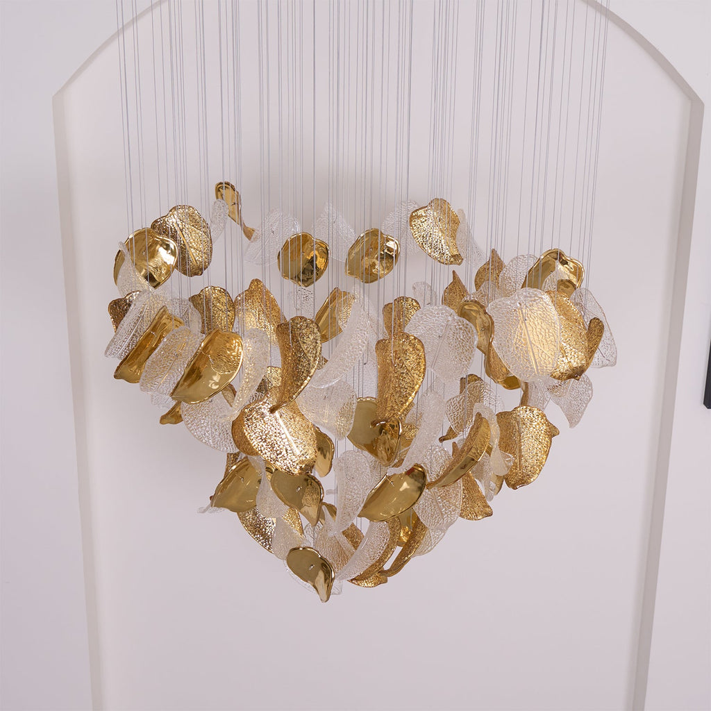 Windswept Leaf Chandelier