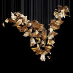 Windswept Leaf Chandelier