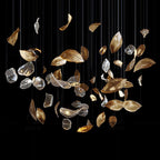 Windswept Leaf Chandelier