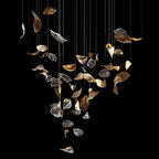 Windswept Leaf Chandelier