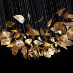 Windswept Leaf Chandelier