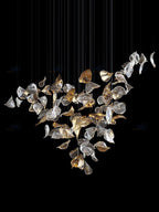 Windswept Leaf Chandelier
