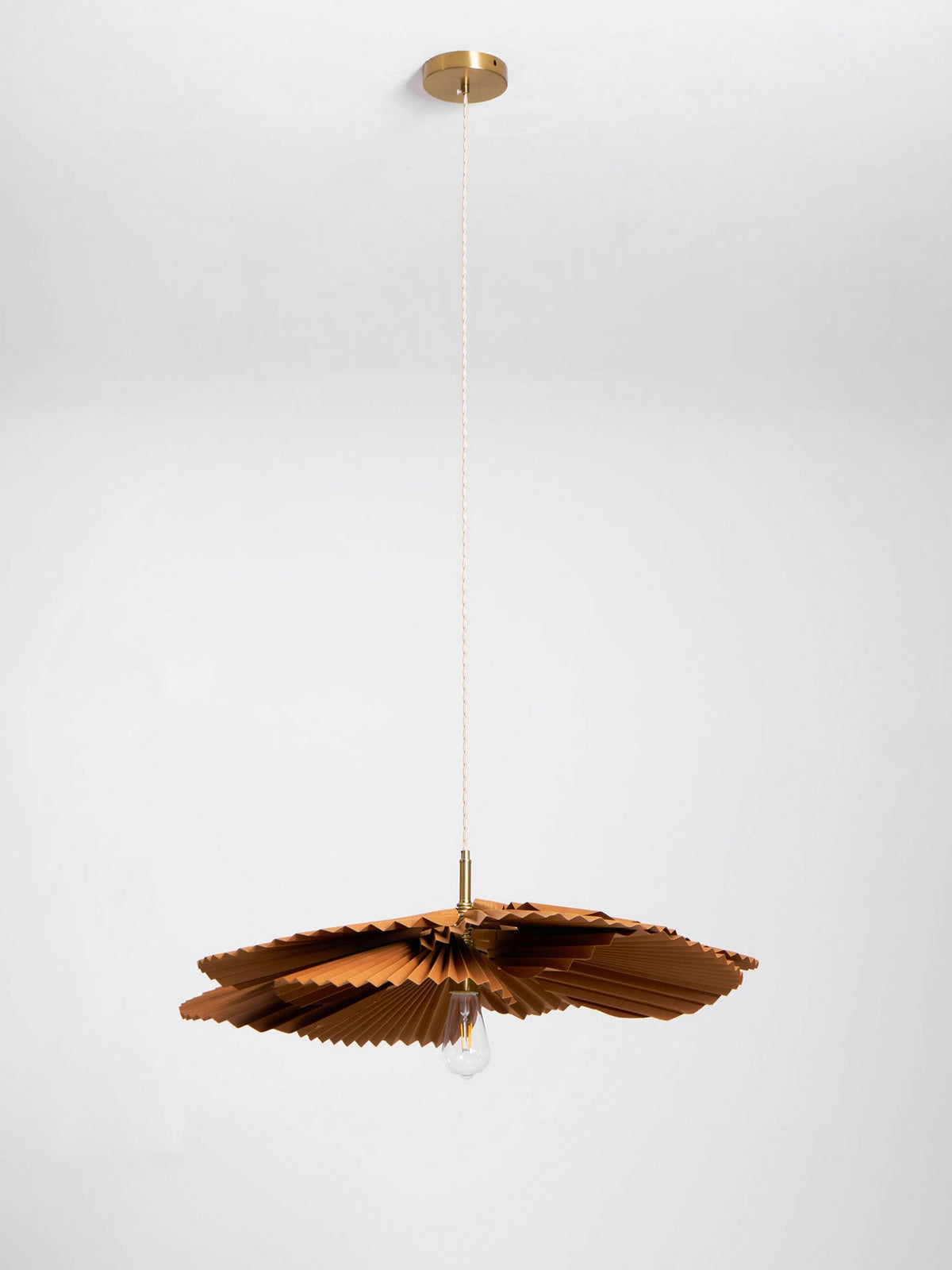 Folded Leaf Lotus Pendant Lamp