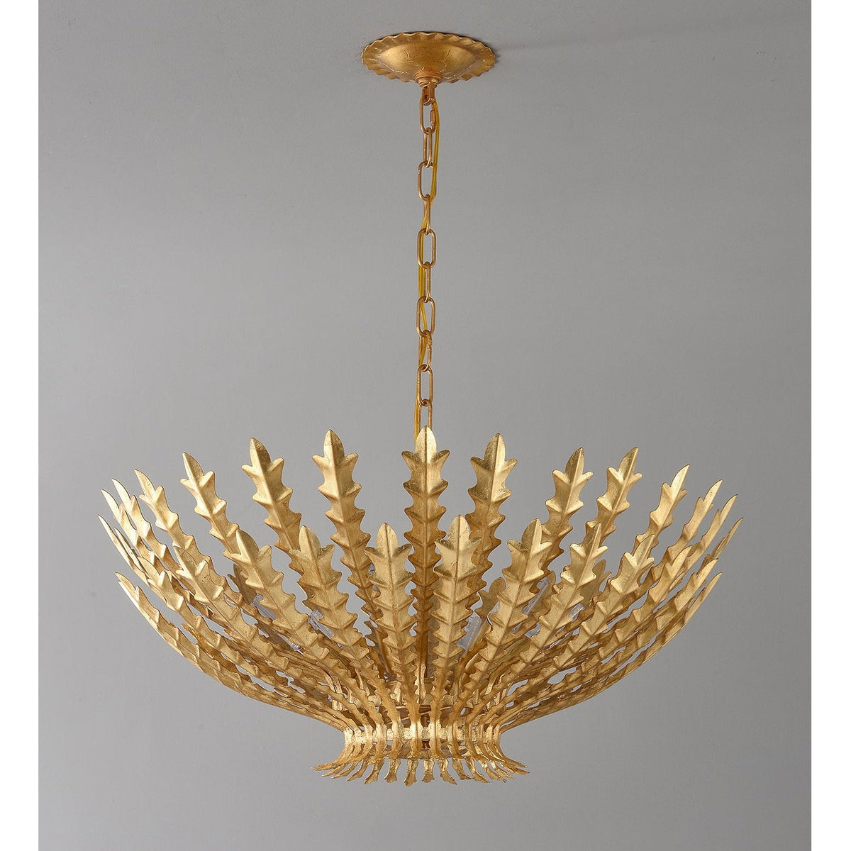Gilded Acanthus Chandelier
